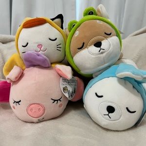 Bundle of 4 | marshmallow animals.